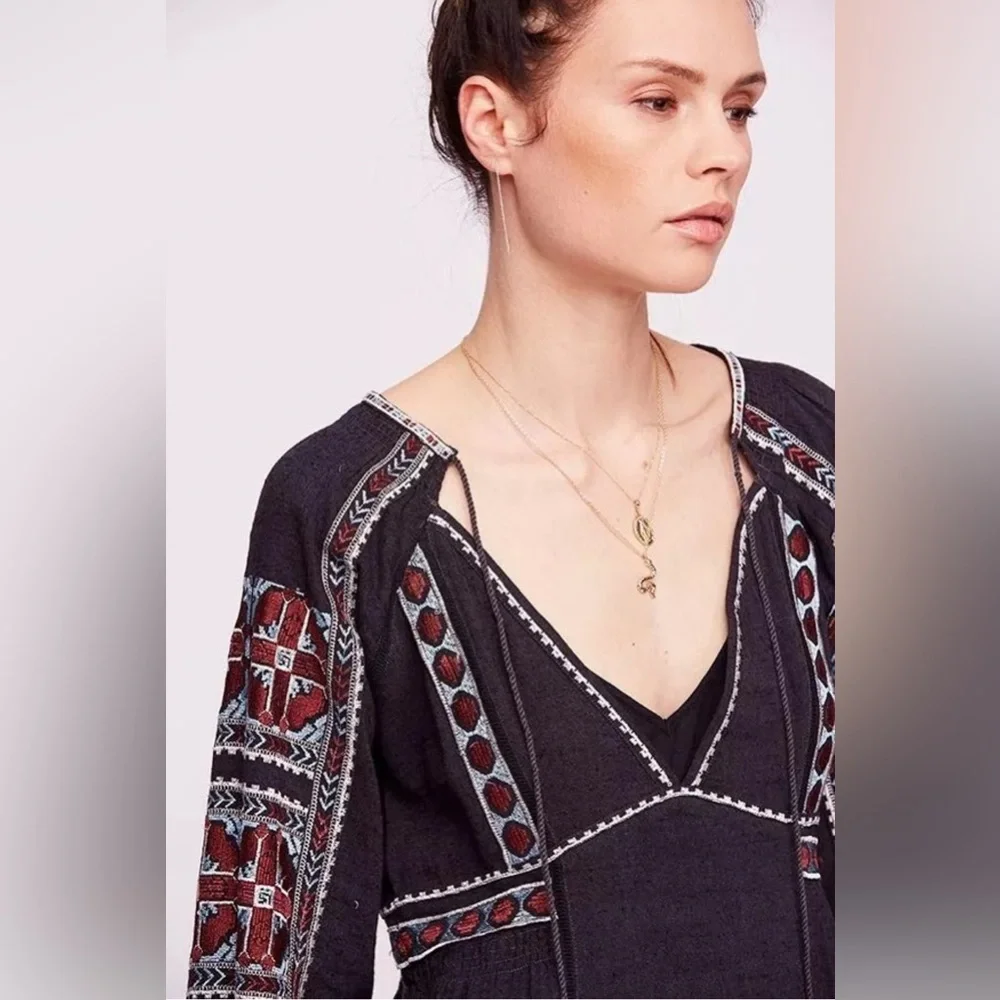 Free People All My Life Mini Tunic Dress